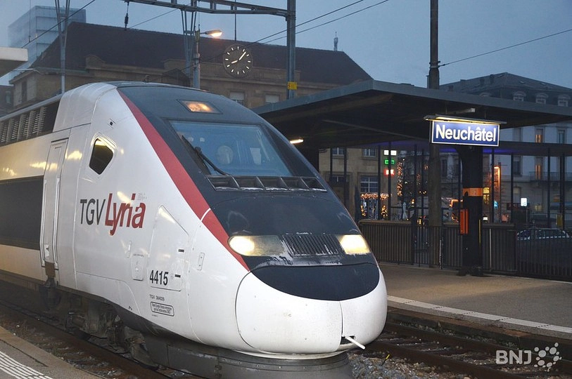 Image média: Restaurer le TGV à Neuchâtel