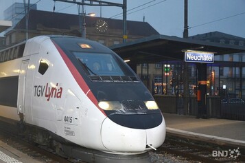 Restaurer le TGV à Neuchâtel